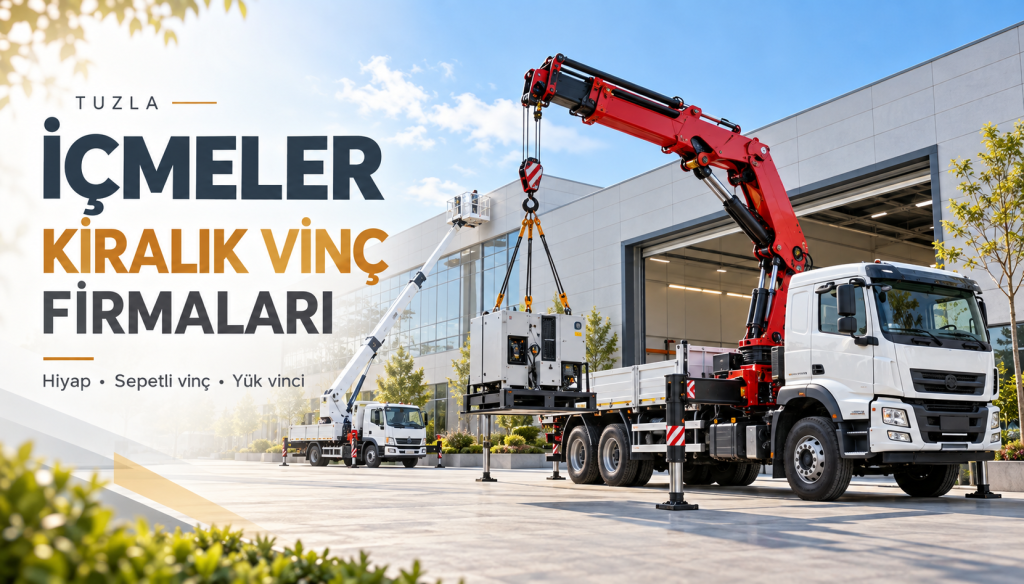 İçmeler Kiralık Vinç Firmaları